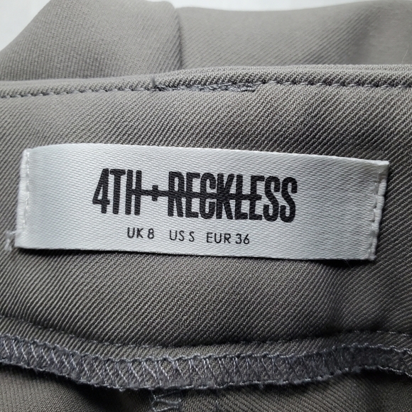 4th & Reckless mix color block pants in gray Sz S - Picture 9 of 11